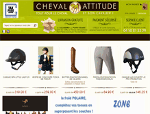 Tablet Screenshot of chevalattitude.com